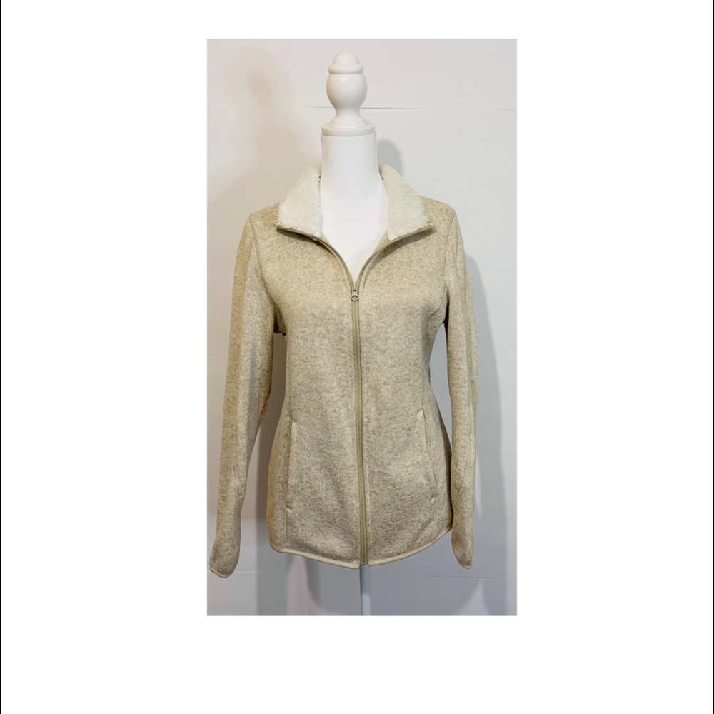 Swiss Tech zip up, fleece lined sz small